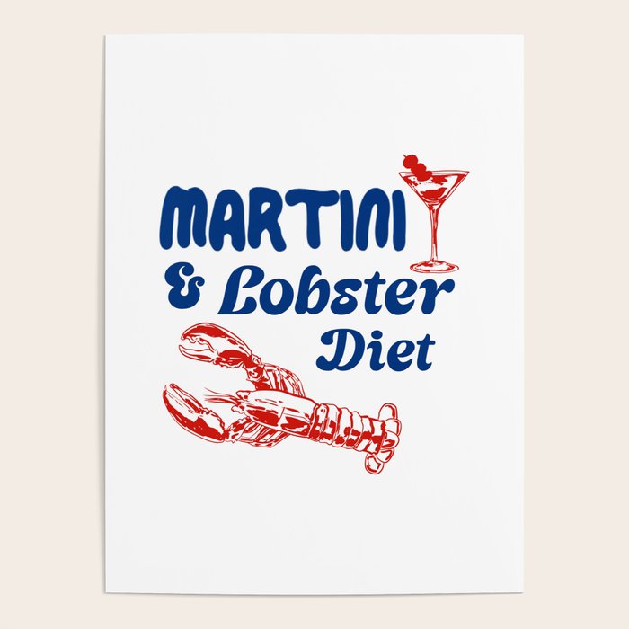 Martini and Lobster Diet Poster Gallery Image 4