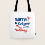 Martini and Lobster Diet Tote Bag Gallery Image 1