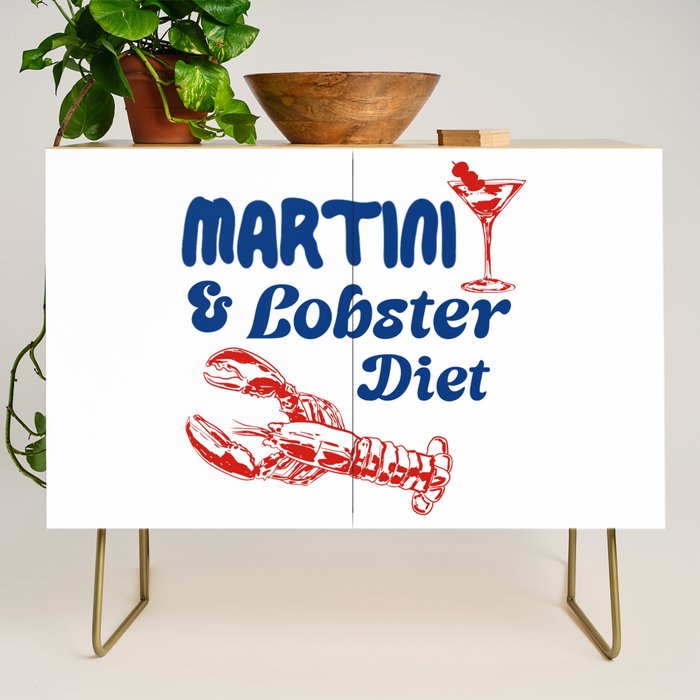 Martini and Lobster Diet Credenza Gallery Image 1
