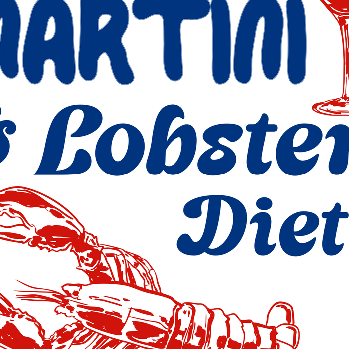 Martini and Lobster Diet Coffee Mug Gallery Image 2