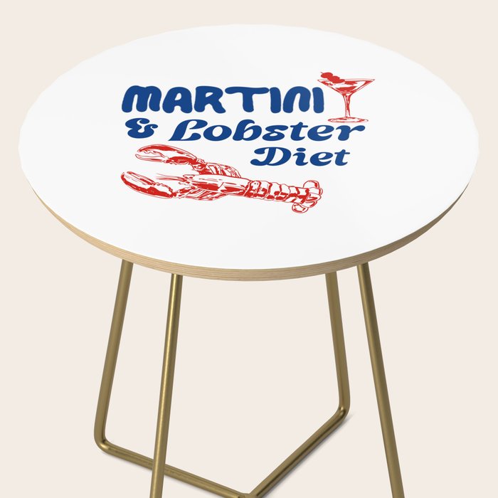 Martini and Lobster Diet Side Table Gallery Image 2