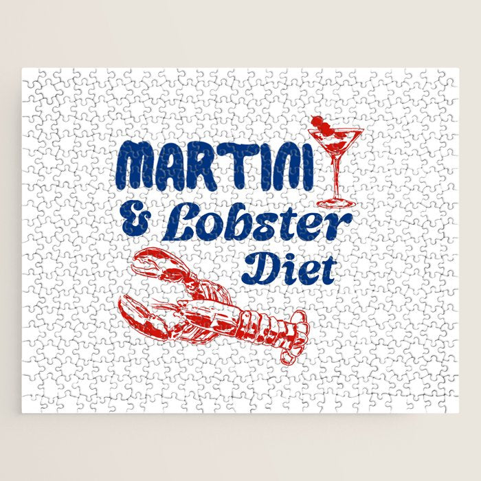 Martini and Lobster Diet Jigsaw Puzzle Gallery Image 1