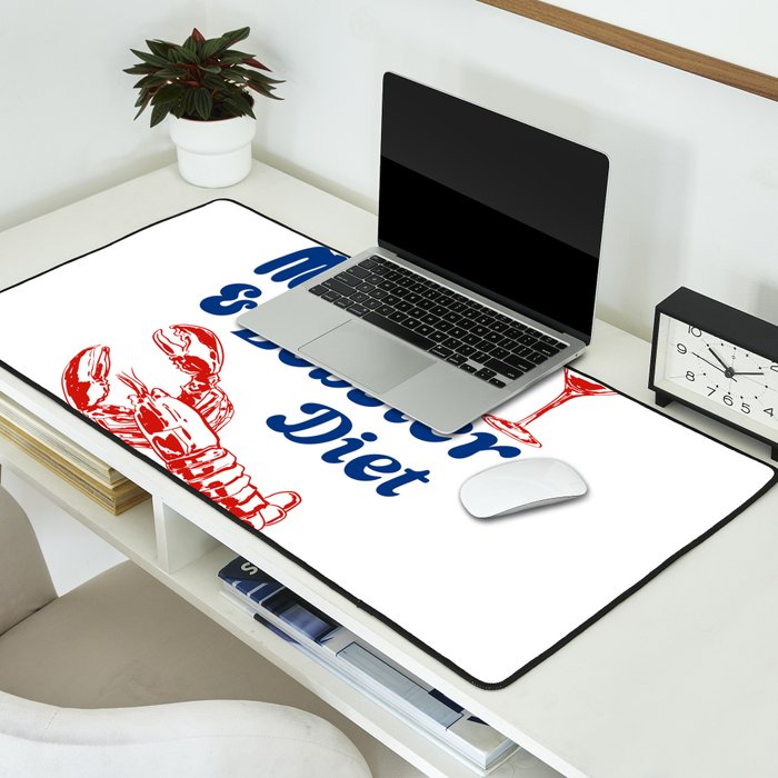 Martini and Lobster Diet Desk Mat Gallery Image 2