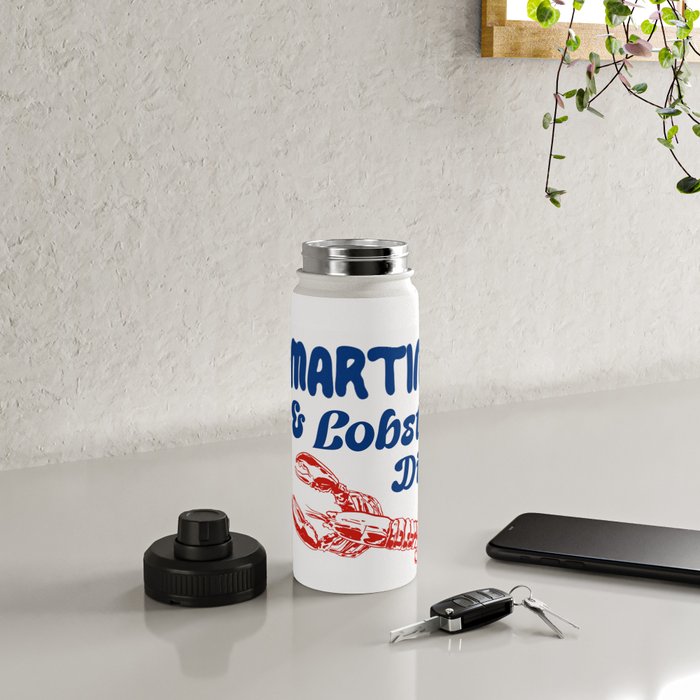 Martini and Lobster Diet Water Bottle Gallery Image 4