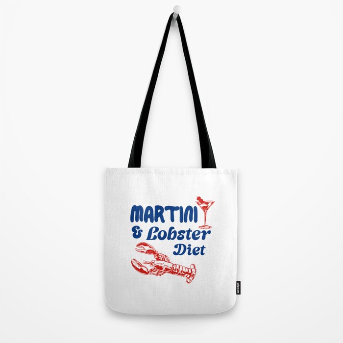 Martini and Lobster Diet Tote Bag Gallery Image 2