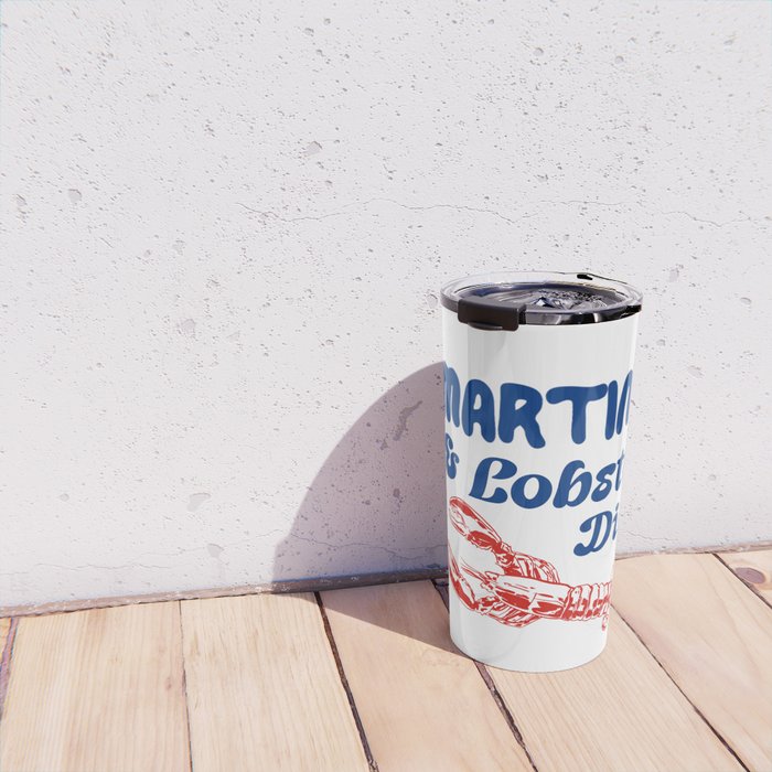 Martini and Lobster Diet Travel Mug Gallery Image 4