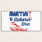 Martini and Lobster Diet Desk Mat Gallery Image 3