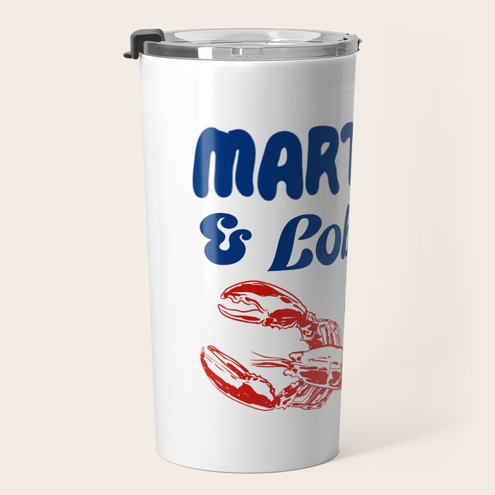 Martini and Lobster Diet Travel Mug Gallery Image 3