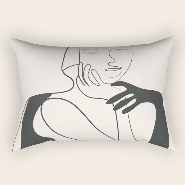 Soft Feeling 3 Rectangular Pillow Gallery Image 1