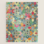 Gilt & Glory - Colorful Moroccan Mosaic Jigsaw Puzzle Gallery Image 1