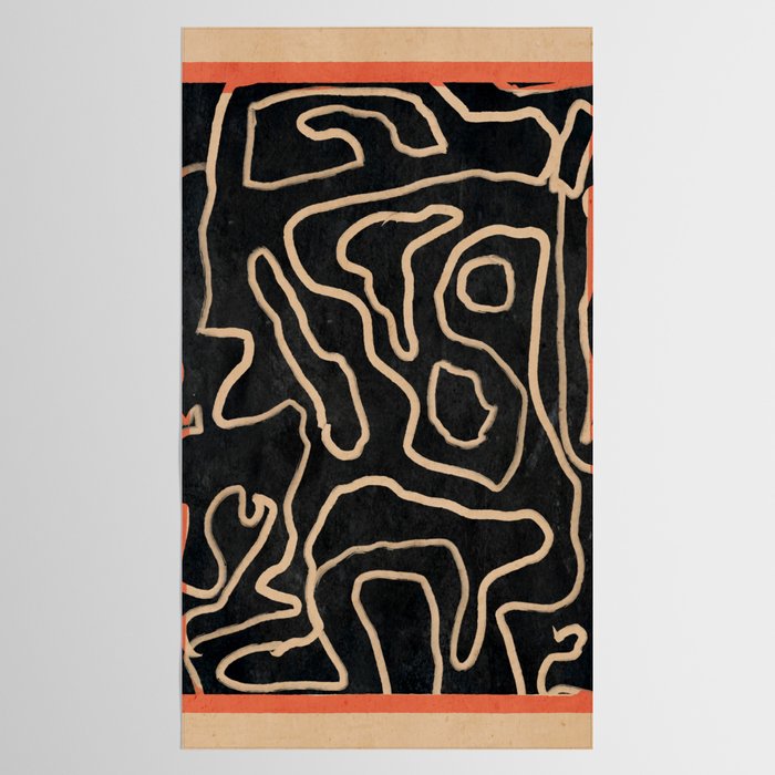 Abstract line art 159 Tablecloth Gallery Image 2