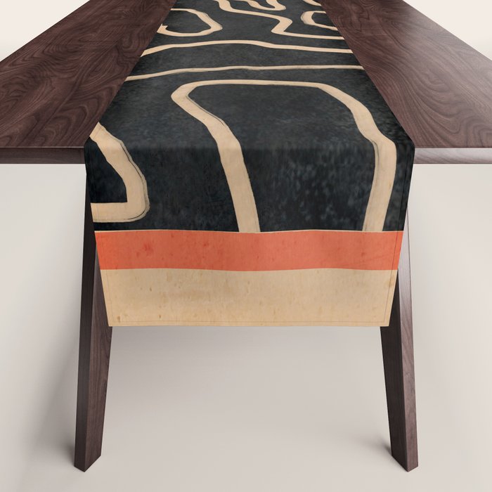 Abstract line art 159 Table Runner Gallery Image 1