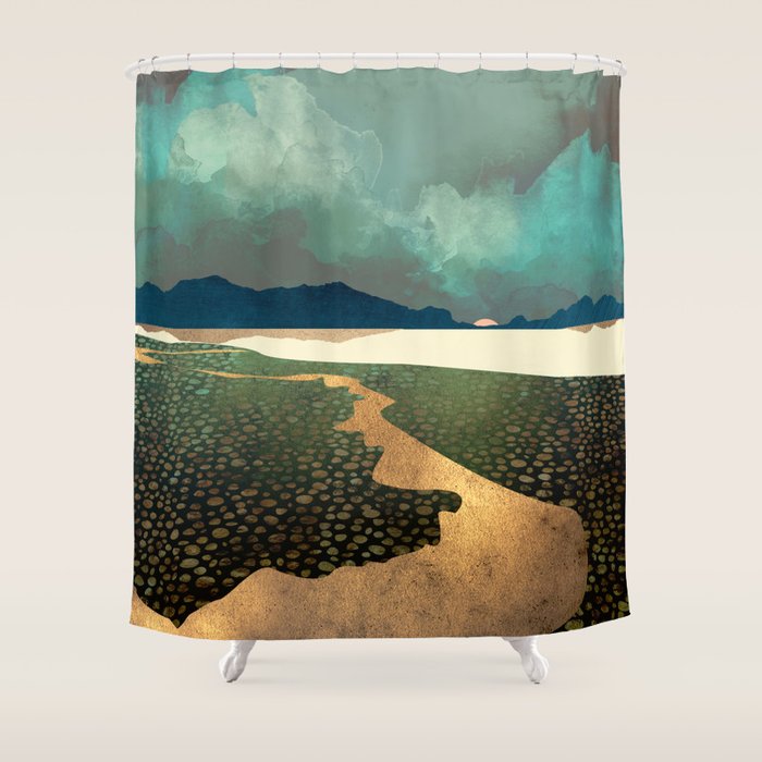 Distant Land Shower Curtain Gallery Image 1
