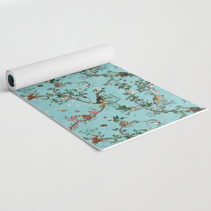 Monkey World Aqua Yoga Mat Gallery Image 2