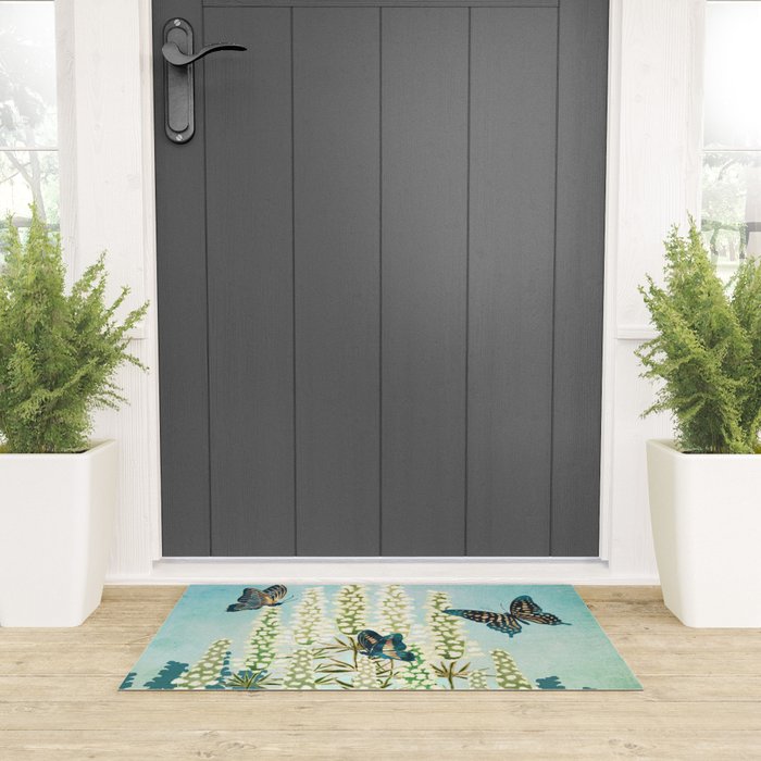 Butterfly Garden Welcome Mat Gallery Image 3