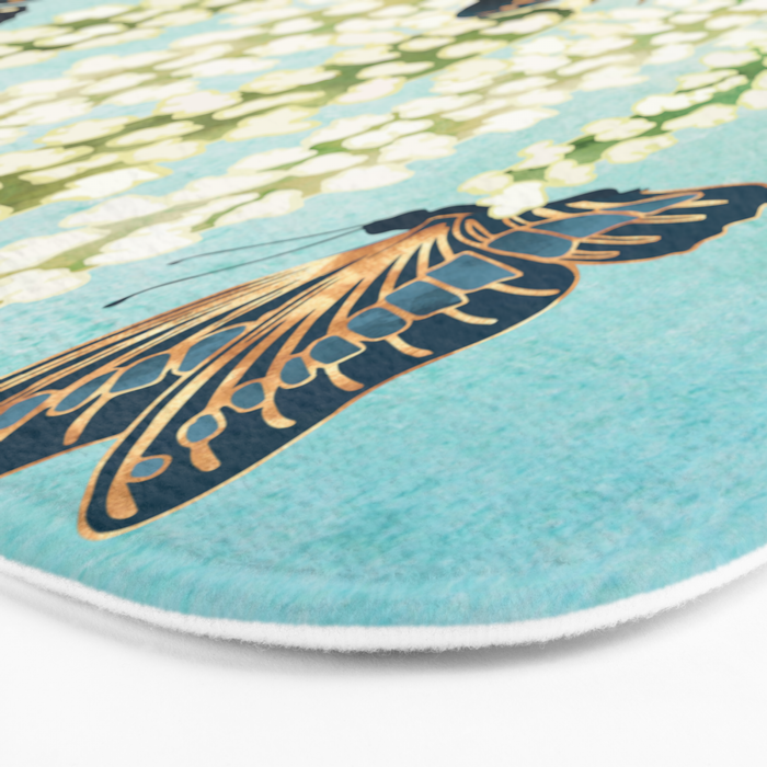 Butterfly Garden Bath Mat Gallery Image 3