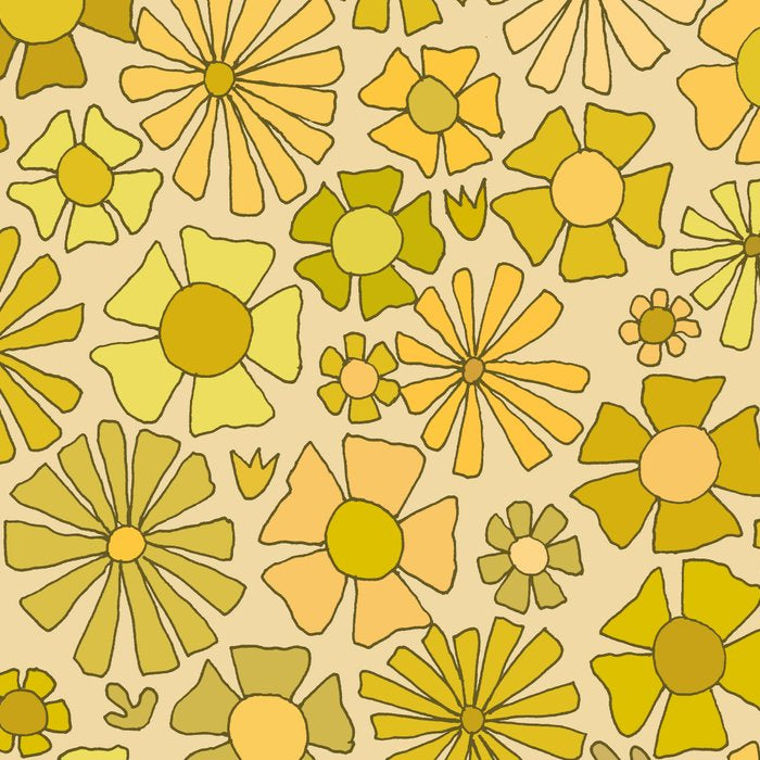 flower power // retro flower pattern by surfy birdy Coffee Mug Gallery Image 2