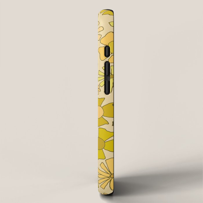 flower power // retro flower pattern by surfy birdy iPhone Case Gallery Image 2