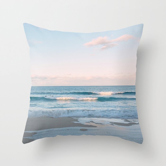 Sunset surf Throw Pillow Gallery Image 6