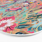 Mandala - Turquoise Boho Bath Mat Gallery Image 3