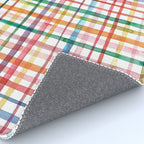  Holiday 2025 Cheerful Plaid Watercolor Gingham Rug Gallery Image 4