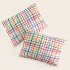  Holiday 2025 Cheerful Plaid Watercolor Gingham Pillow Sham Gallery Image 3