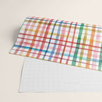  Holiday 2025 Cheerful Plaid Watercolor Gingham Wrapping Paper Gallery Image 2