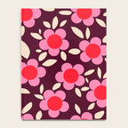 Pink and Maroon Flowers Pop Notebook Gallery Image 4