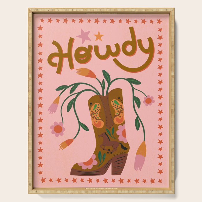 Howdy Serving Tray Gallery Image 1