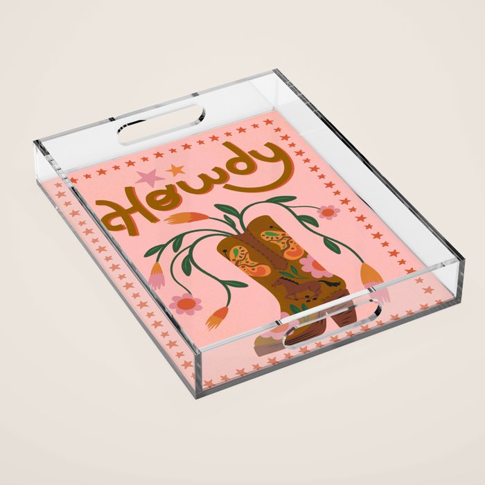 Howdy Acrylic Tray Gallery Image 1