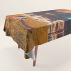 a postcard from year 2349 Tablecloth Gallery Image 1