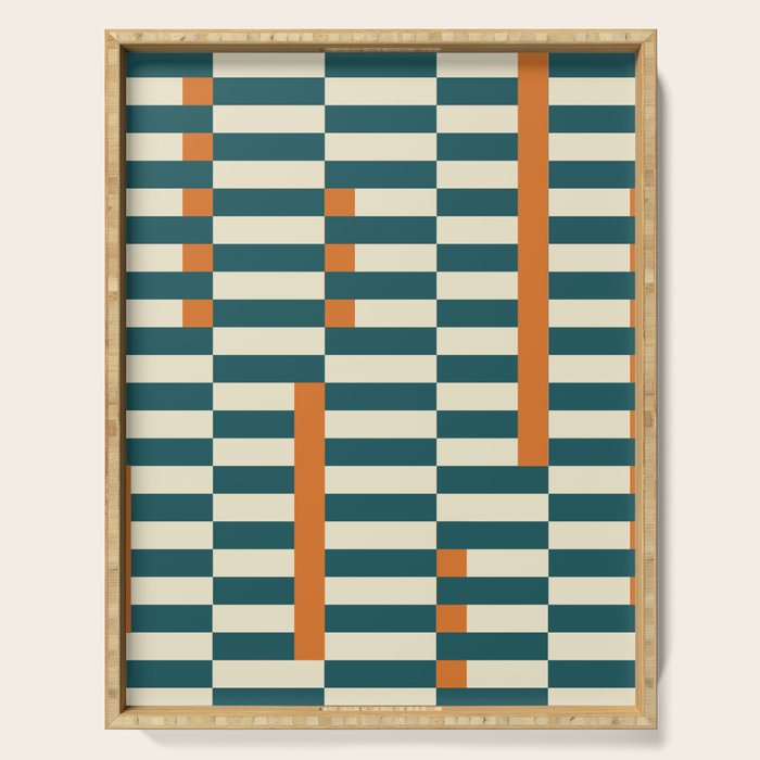 Latter - Teal Serving Tray Gallery Image 1