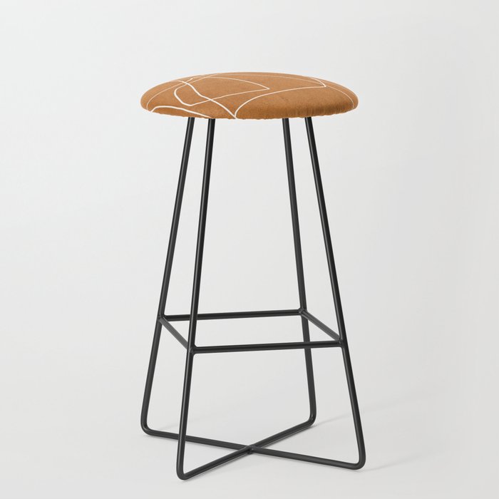 Abstract line art 17 Stool Gallery Image 1