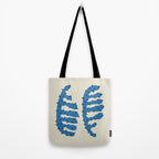 Matisse Inspired Blue Shape Tote Bag Gallery Image 2