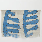 Matisse Inspired Blue Shape Wall Hanging Gallery Image 1