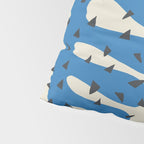 Matisse Inspired Blue Shape Pillow Sham Gallery Image 4