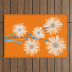 Moroccan Daisies Still Life Outdoor Rug Gallery Image 1