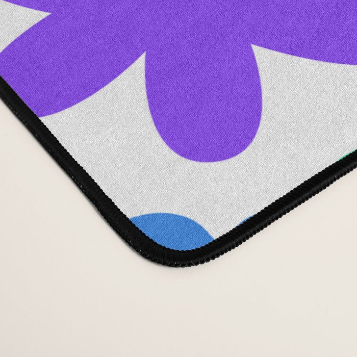 Colorful fun star doodle pattern Desk Mat Gallery Image 4