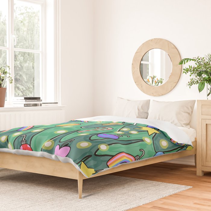 Decked Out Tree Duvet Cover Gallery Image 2