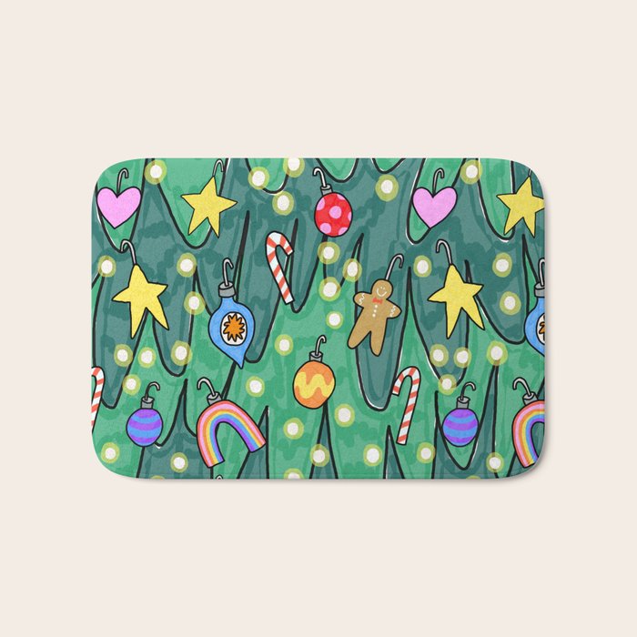 Decked Out Tree Bath Mat Gallery Image 1