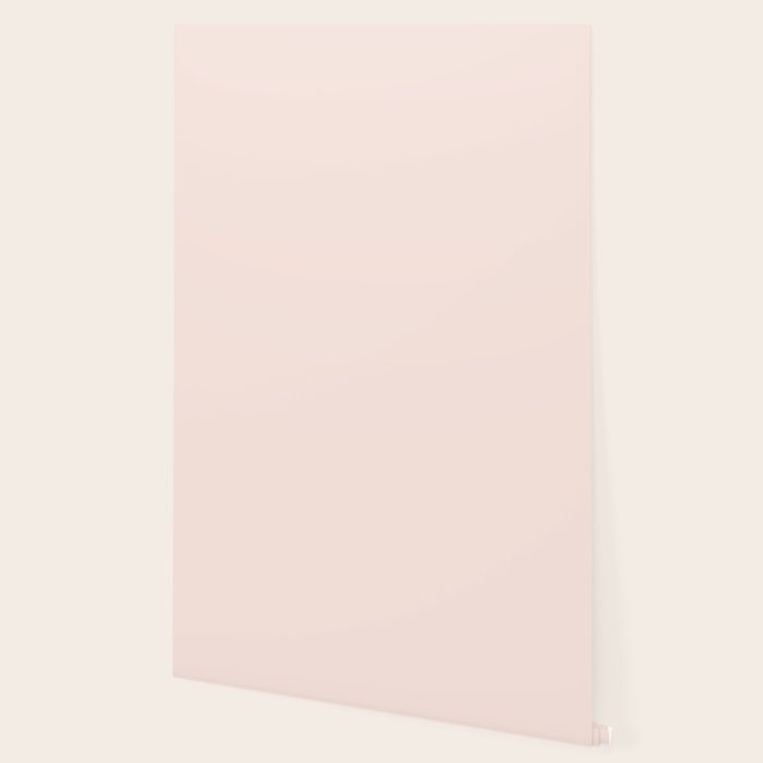 Perfect Pale Light Blush Pink Solid Color Wallpaper Gallery Image 2