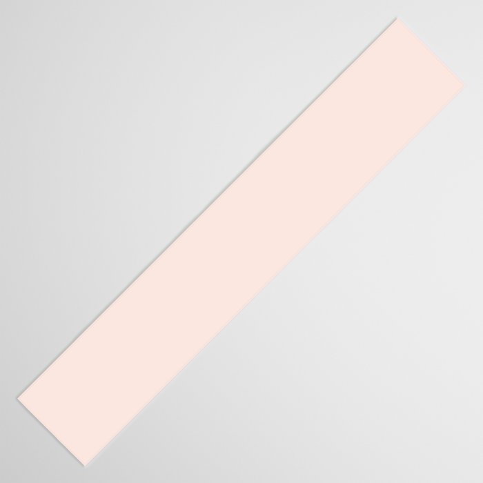 Perfect Pale Light Blush Pink Solid Color Table Runner Gallery Image 3