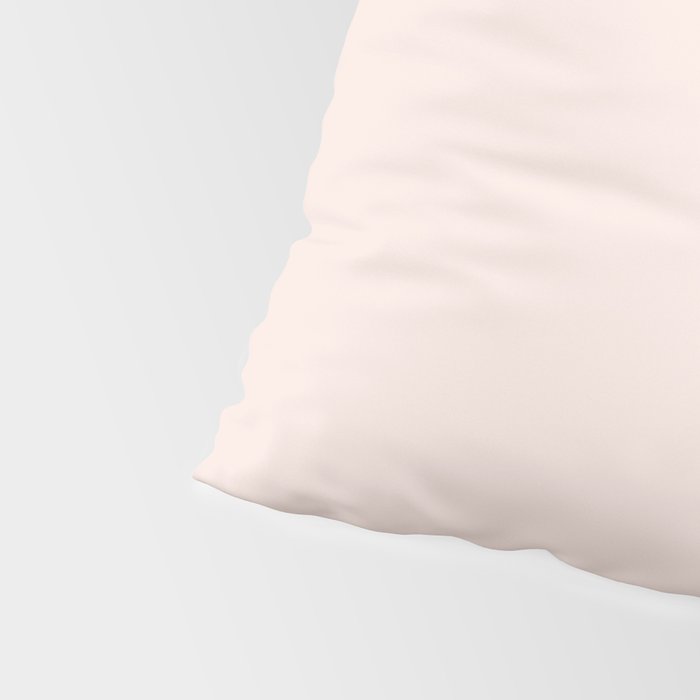Perfect Pale Light Blush Pink Solid Color Pillow Sham Gallery Image 4