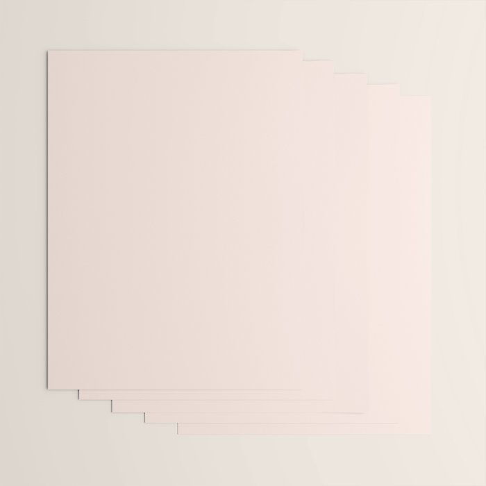 Perfect Pale Light Blush Pink Solid Color Wrapping Paper Gallery Image 3