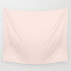 Perfect Pale Light Blush Pink Solid Color Wall Tapestry Gallery Image 4