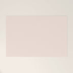 Perfect Pale Light Blush Pink Solid Color Welcome Mat Gallery Image 1