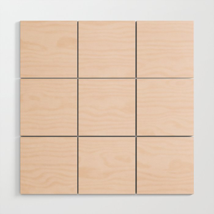 Perfect Pale Light Blush Pink Solid Color Wood Wall Art Gallery Image 1