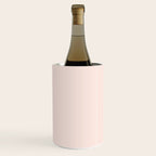 Perfect Pale Light Blush Pink Solid Color Wine Chiller Gallery Image 3