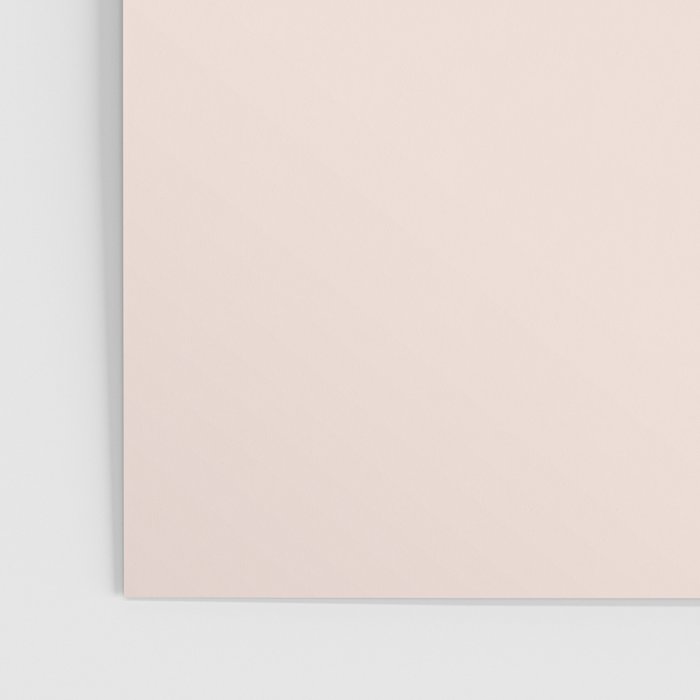 Perfect Pale Light Blush Pink Solid Color Poster Gallery Image 3