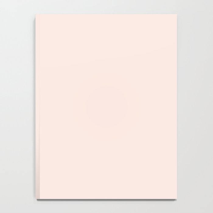 Perfect Pale Light Blush Pink Solid Color Notebook Gallery Image 4